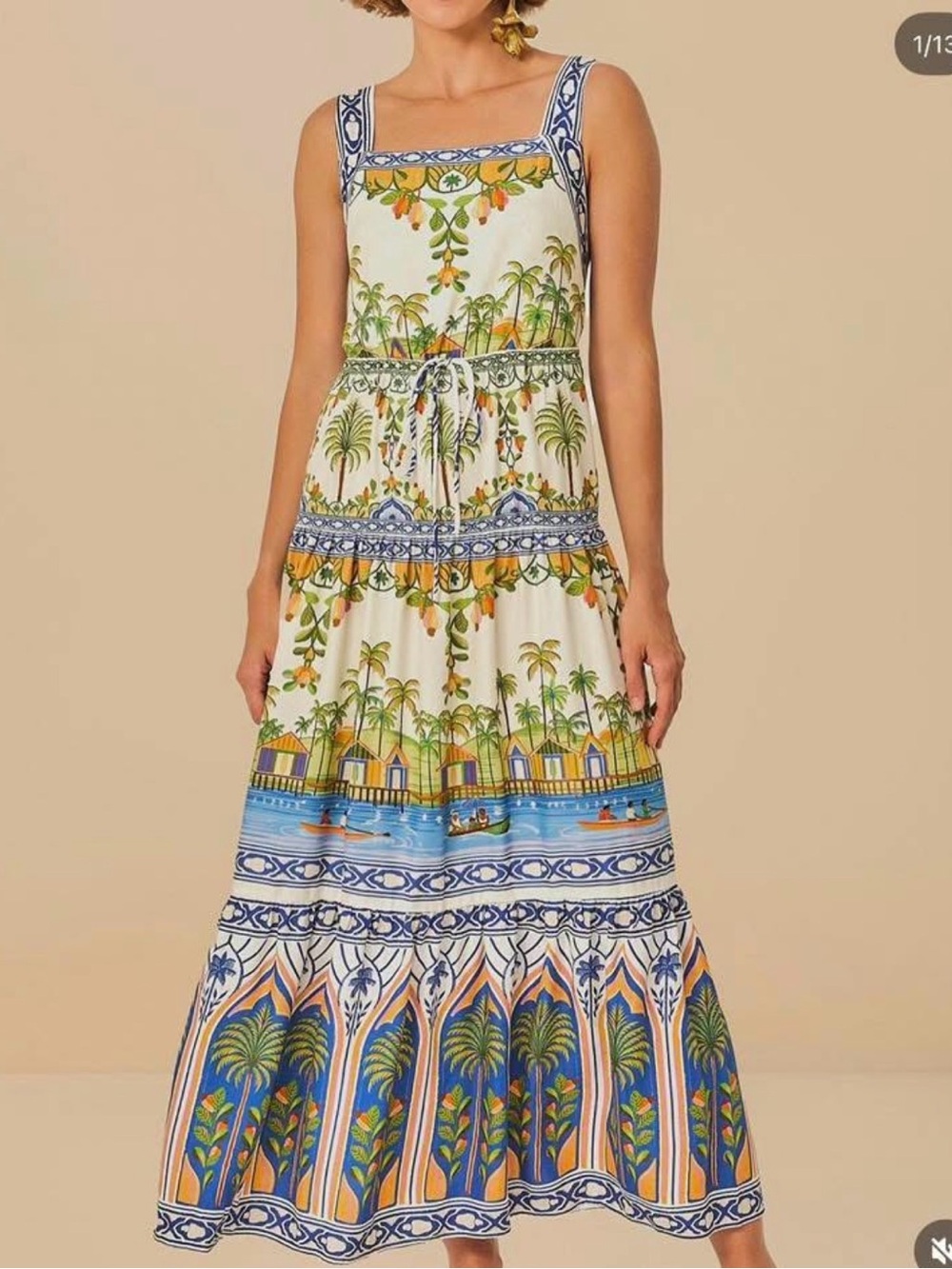 FARM Rio Tropical Island Maxi Dress